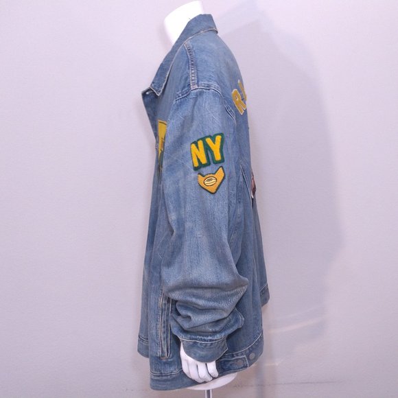 POLO RALPH LAUREN New 3XLT Denim Jean Jacket NWT TAGS XXXL BIG & TALL RL TIGERS - Picture 9 of 16